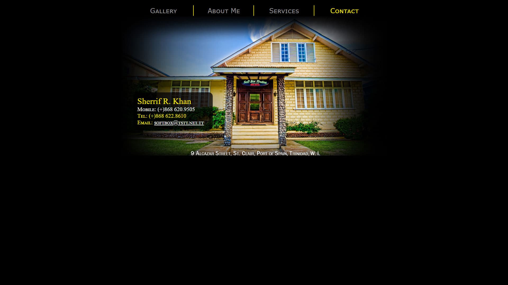 Softbox Studios Website project detail